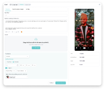 Security UI left overlay